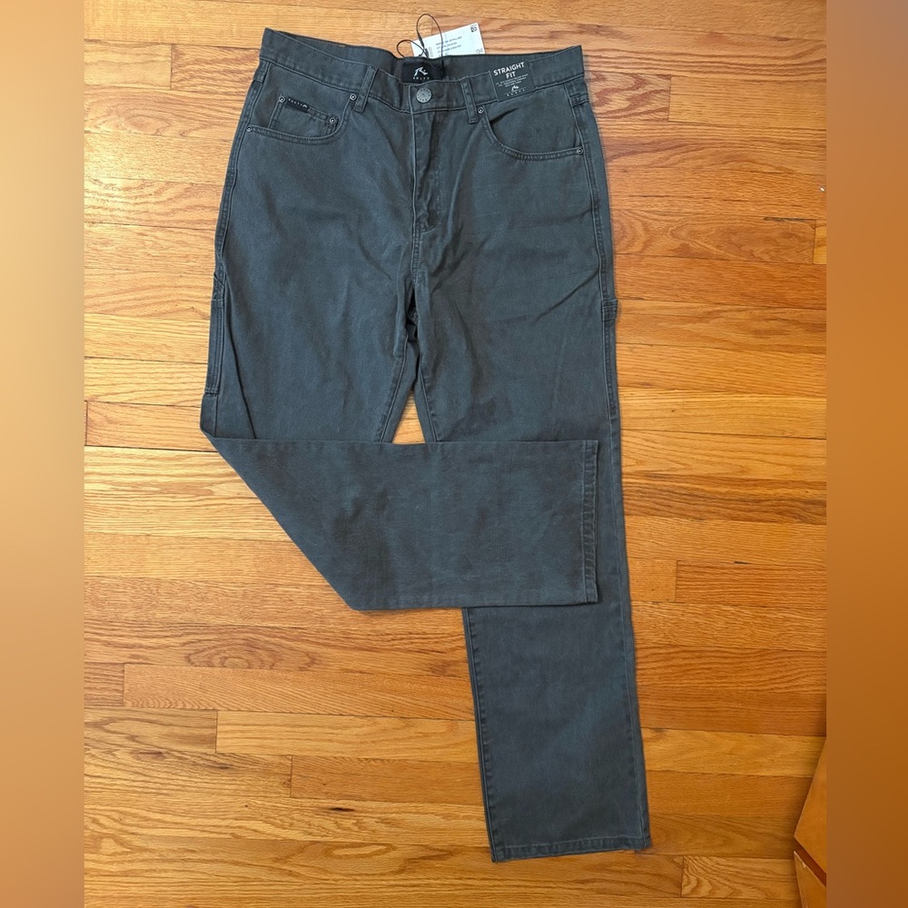 Rusty Charcoal Jean Straight Fit Pants for Men